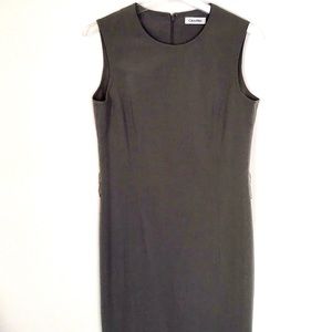 Calvin Klein gray sleeveless dress size 4